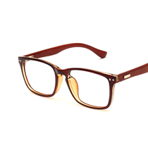 Full-frame wooden retro glasses frame myopia men and women finished myopia glasses flat wood frame glasses frame 7801