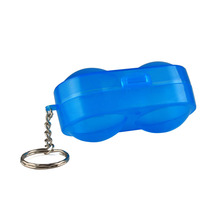 Table tennis box hard plastic ball box hanging chain portable table tennis accessories tools can hold two table tennis balls