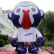 6m inflatable cute monkey cartoon gas imitation true fixed cartoon gas mold Inflatable monkey gas mold arrangement decorative gas mold