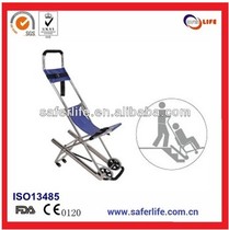 Aluminum alloy stair folding handling stretcher Emergency ambulance stair sliding stretcher