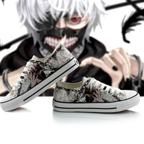 YOVCA Tokyo ghoul gall animation canvas shoes mens shoes womens shoes childrens shoes Jinmuyan student casual shoes