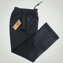 Winter thickened South Korean silk middle aged mens sports pants plus fattening up flex sports pants casual long pants