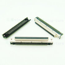 Totem MDR100FS-90 SCSI socket connector HPDB100pin female bend insert mother seat PCB board card contact pin
