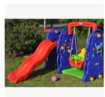 Kindergarten family baby indoor environmental protection thickened version of baby elephant love bear multi-function combination slide swing