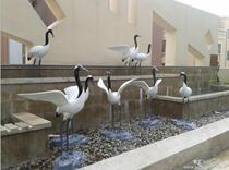 Animal sculpture FRP Crane Sculpture City Cultural Square theme crane sculpture landscape sculpture
