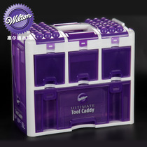 American Whiton wilton purple portable multifunctional decorative toolbox storage box storage box without tool baking