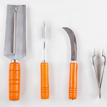 Pineapple knife peeler cutting pineapple pineapple stainless steel eye-cutting clip seed peeler cane peeling knife