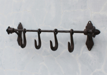 Eurostyle aristocratic retro cast iron hook movable hook imitation ancient iron art hooks hanging clothes hat Miscellaneous Decoration Hook