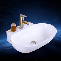 Wall-mounted ceramic basin small hanging basin corner basin washbasin wall-mounted washbasin send water