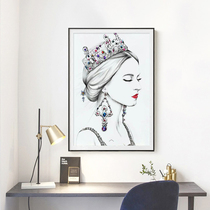 Diamond embroidery 2021 new diamond painting small full diamond bedroom cartoon simple stickers diamond cross stitch masonry painting 5D