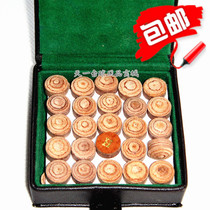 Taiwan multi-layer leather head snooker black 8 clubs 10MM leather head gun head British nine-ball pole fancy leather head