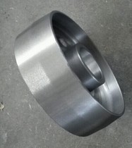 Double-head sand belt Machine cast iron driven wheel double bearing position