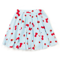Hello Kitty Butterfly Bow Big Round Swing Dress Apple