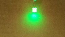 Wanxin factory direct sales 255 bright square green light beads 2*5*5LED bright square green light