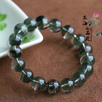 Natural Green Ghost Bracelet Green Ghost Melaleuron Mountain Pyramid Bracelet Joker Green Crystal Mens