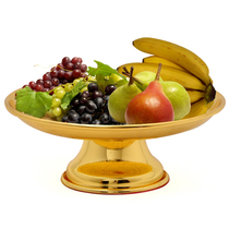 Metal toast with Buddha fruits tray High foot for fruit tray for Buddha tray Water fruit tray Buddha Buddhist Supplies Buddha Hall of worship