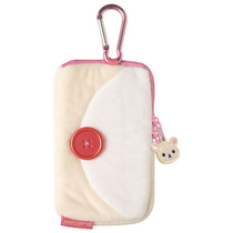 Japanese SanXRilakkuma Relaxation Bear White Bear Mobile Phone Bag Handbag Handbag Bag Womens Bag (New)