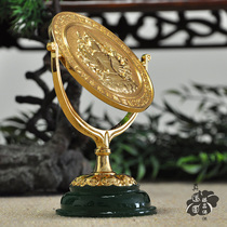 The quality and the Buddhas mother mirror gold plated (with real gold) does not fade without deforming beautifully quasi-tieglasses 