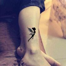 Todays star new feather waterproof tattoo stickers for men and women lasting elf tattoo stickers ankle cover scars