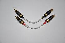 Dutch Crystal Cable Crystal color piccolo RCA Gold and silver alloy signal line