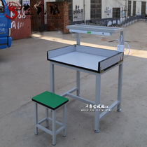 The manufacturer of the antistatic working table of the simple operation desk of the inspection and inspection desk with peripheral work bench is set to be made
