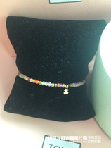 European special cabinet TOUS peach silk bear brief about 100 hitch a small bear 18K gold natural color jewel bracelet woman little fresh