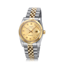 Guanqin automatic mechanical watch leather strip steel strip watch waterproof calendar mens waves watch male Watch