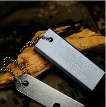 Outdoor equipment Bell survival luminous waterproof magnesium rod flint stone shell shell master with firearm fire rod magnesium block