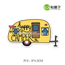 Outdoor Adventure Camping Sticker Laptop Luggage Sticker Personality Waterproof Suitcase Sticker Rod Box