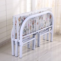 Rollaway bed assembled bed European iron double bed sofa sofa single multi-function bed Princess iron frame bed 1 5 m