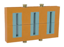 gck cabinet with bus frame PMJ2-3-10x100 insulated bus frame with a spacing 100mm seatan bus clamp