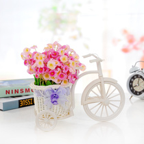 Home decoration Flower car simulation flower set Creative living room dining table ornaments Simple modern furnishings