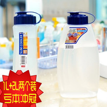 Japan Imported Plastic Cold Water Jug Iced Hand Cool Water Jug Drink Juice Milk Bottle 2 clothes