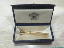 Western collection of England last century antiques 9K pure gold gold cigar cigarette hole opener cigar