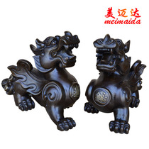 Bronze large pair of living room lucky decoration handicrafts home furnishings opening gifts