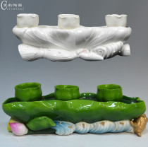 Ceramic holy water cup water supply cup Buddha offering cup for Buddha cup Water purification cup Fengshui cup Buddhist hall supplies Dehua ceramics