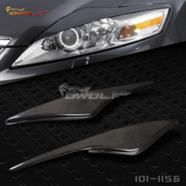 Ford Mondeo wins MK4 modified carbon fiber eyebrow headlight decorative eyebrow stickers 07 to 13 models