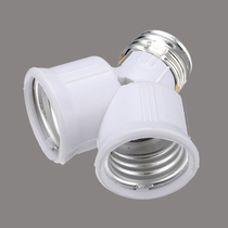 E27 big screw double lamp holder one point 2 E27 lamp holder PVC high temperature resistant flame retardant material