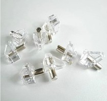 Transparent plastic shelf bracket 5-wire partition nail partition bracket Cabinet shelf nail Furniture partition nail
