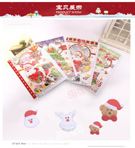 Running Deer Christmas Decorations Gift Cards Western Christmas New Year greeting cards Christmas cards