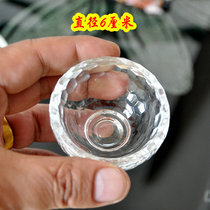 Religious collection holy water cup for cups eight bowls seven for cups imitation Crystal Holy Cup 6cm