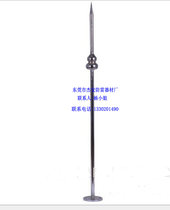 Ordinary single-pointed lightning rod specifications solid size specifications can be determined