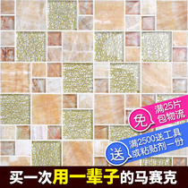 (Mecklenburg)Stone Mosaic Crystal Puzzle background wall bathroom tile YG55