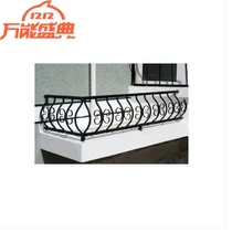 Iron stair handrail air conditioning fence loft guardrail Villa corridor railing building Fashion