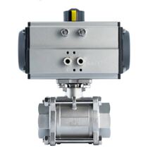 Jiangsu Xie Valve Q611F-16P stainless steel wire buckle pneumatic ball valve 304 material steam - resistant acid ball valve
