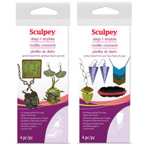 2015-New American imported sculpey design template shape Template