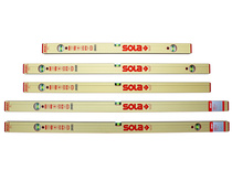 Original imported Austrian SOLA gold Sola two beads three bubbles high precision professional level ruler luminous level meter