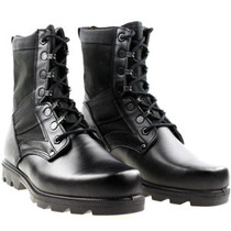 Outdoor boots Mens spring and autumn Special Bull leather High Help Field Combat boots Double Density Lacing High Waist Tactical Boots Man