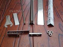 Full set of stainless steel integrated ceiling accessories aluminum gusset light steel dragon skeleton triangular keel main dragon secondary roof skeleton