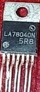 Digital accessories two (original disassembly)IC integrated circuit chip LA78040N spot